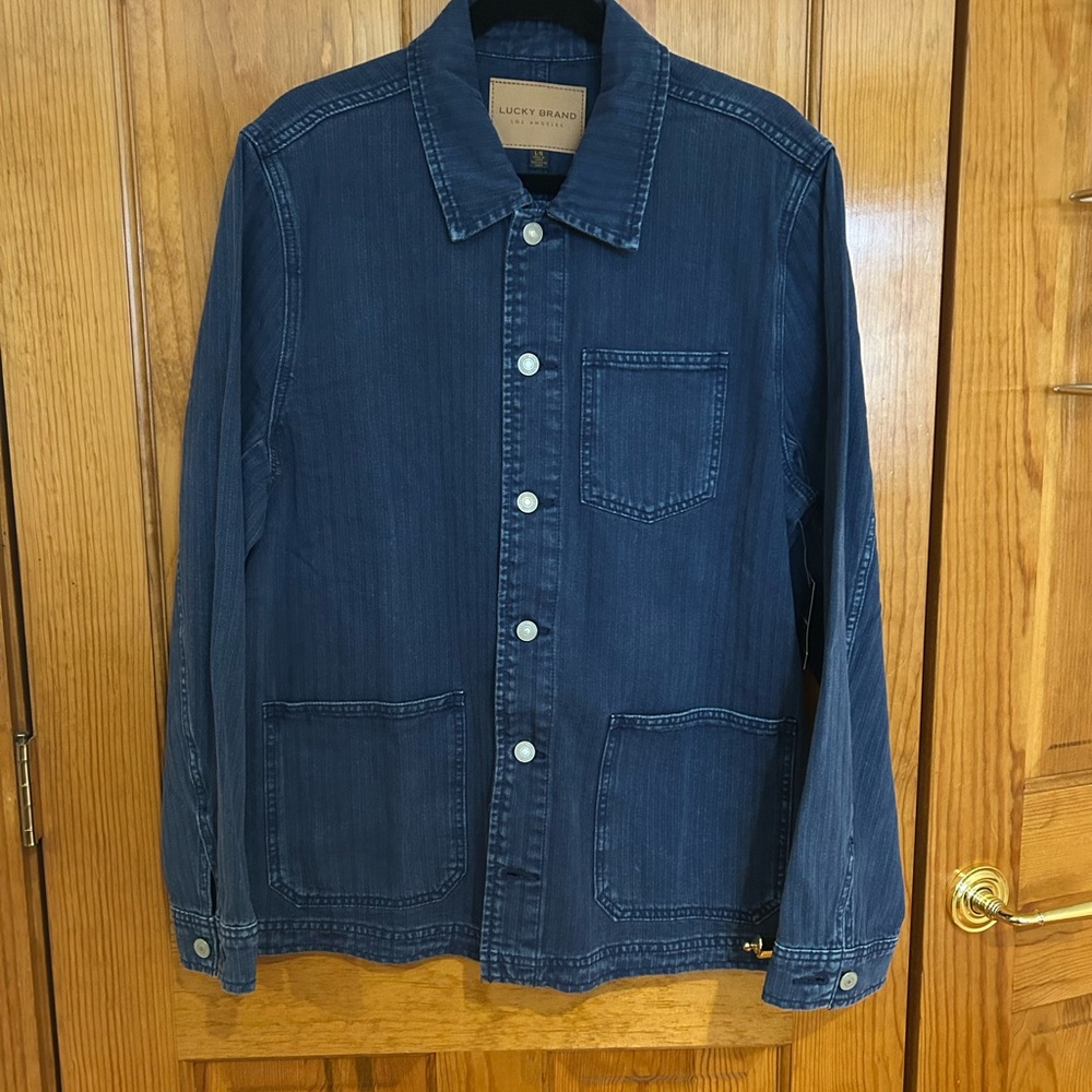 Lucky Brand Men's Dark Indigo Chore Jacket